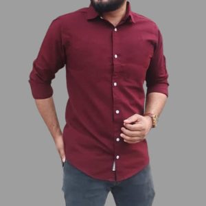 No Pocket Shirt (Maroon Color)