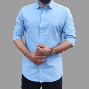 No Pocket Shirt (Sky colour Color)